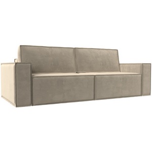 Изображение товара Диван прямой Куба (микровельвет бежевый) Лига Диванов 116217