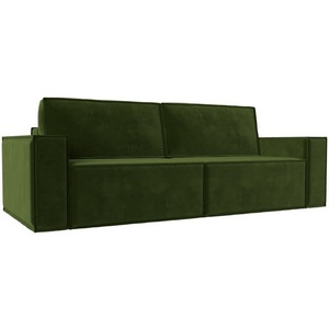 Изображение товара Диван прямой Куба (микровельвет зеленый) Лига Диванов 116220
