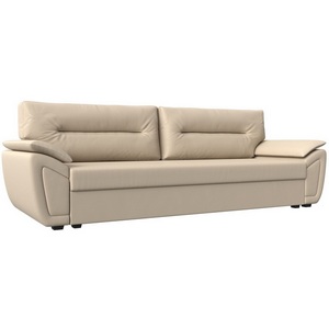 Изображение товара Прямой диван Нэстор Лайт (Экокожа/Бежевый) Лига Диванов 117605