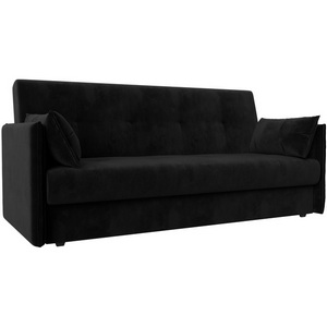 Изображение товара Диван-книжка Лига-018 (Черный/Велюр) Лига Диванов арт.117849