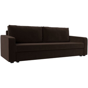 Изображение товара Диван прямой Лига-009 (Коричневый/Микровельвет) Лига Диванов арт.118053