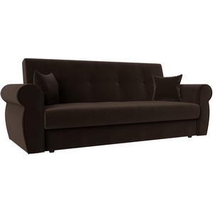 Изображение товара Диван-книжка Лига-019 (Коричневый/Микровельвет) Лига Диванов арт.118359