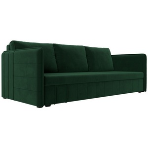 Изображение товара Прямой диван Слим (Велюр/Зеленый) Лига Диванов 119803