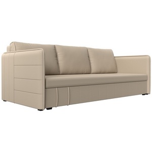 Изображение товара Прямой диван Слим (Экокожа/Бежевый) Лига Диванов 119820