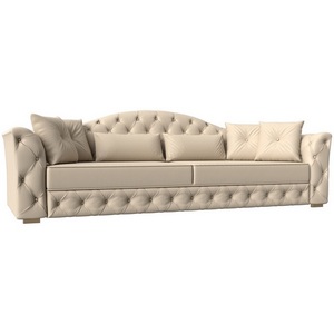 Изображение товара Прямой диван Артис НПБ (Экокожа/Бежевый) Лига Диванов 120347