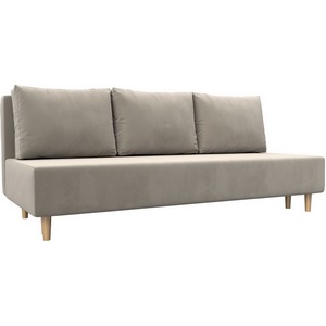 Изображение товара Диван прямой Лига-033 (Бежевый/Микровельвет) Лига Диванов арт.121080