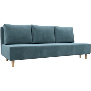 Изображение товара Диван прямой Лига-033 (Бирюзовый/Велюр) Лига Диванов арт.121089