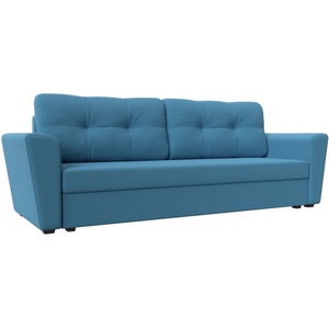 Изображение товара Диван прямой Амстердам Лайт (Голубой/Рогожка) Лига Диванов арт.121135