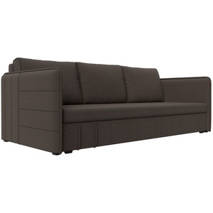 Изображение товара Диван прямой Слим (Коричневый/Рогожка) Лига Диванов арт.121143