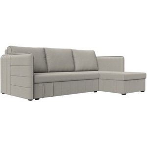 Изображение товара Диван угловой Слим правый угол (Бежевый/Рогожка) Лига Диванов арт.121147