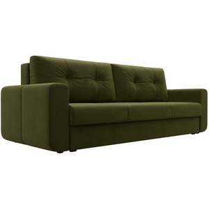 Изображение товара Диван прямой Лига-031 (Зеленый/Микровельвет) Лига Диванов арт.121264