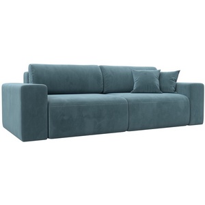 Изображение товара Диван прямой Лига-036 НПБ Классик (Бирюзовый/Велюр) Лига Диванов арт.121306