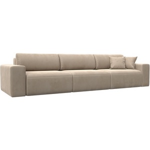 Изображение товара Диван прямой Лига-036 НПБ Классик Лонг (Бежевый/Велюр) Лига Диванов арт.121322