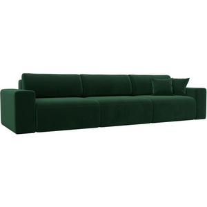Изображение товара Диван прямой Лига-036 НПБ Классик Лонг (Зеленый/Велюр) Лига Диванов арт.121325