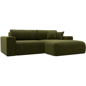 Изображение товара Диван угловой Лига-036 НПБ Классик правый угол (Зеленый/Микровельвет) Лига Диванов арт.121368