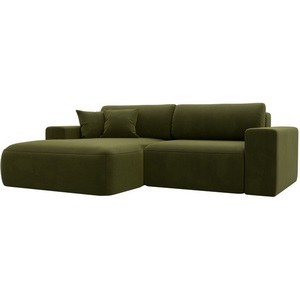 Изображение товара Диван угловой Лига-036 НПБ Классик левый угол (Зеленый/Микровельвет) Лига Диванов арт.121368L