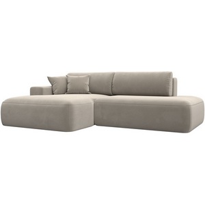 Изображение товара Диван угловой Лига-036 НПБ Модерн левый угол (Бежевый/Микровельвет) Лига Диванов арт.121398L