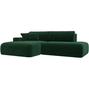 Изображение товара Диван угловой Лига-036 НПБ Модерн левый угол (Зеленый/Велюр) Лига Диванов арт.121410L