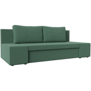 Изображение товара Диван глубиной 90 см прямой Сан Марко (Зеленый/Рогожка) Лига Диван глубиной 90 см ов арт.121580