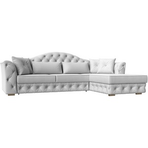 Изображение товара Диван угловой Артис правый угол (Белый/Экокожа) Лига Диванов арт.121632