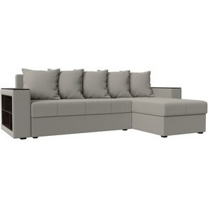 Изображение товара Диван угловой Дубай Лайт правый угол (Бежевый/Рогожка) Лига Диванов арт.121638