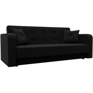 Изображение товара Диван-книжка Тур (Черный/Микровельвет) Лига Диванов арт.121786