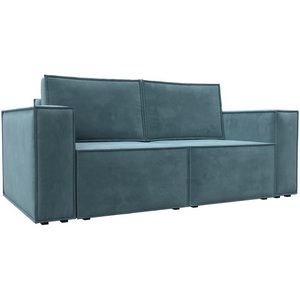 Изображение товара Диван прямой Куба мини (Бирюзовый/Велюр) Лига Диванов арт.121872