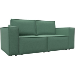 Изображение товара Диван прямой Куба мини (Зеленый/Рогожка) Лига Диванов арт.121893