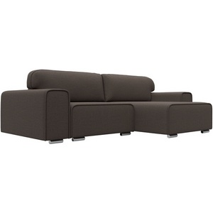 Изображение товара Диван угловой Лига-029 правый угол (Коричневый/Рогожка) Лига Диванов арт.121931