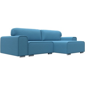 Изображение товара Диван угловой Лига-029 правый угол (Голубой/Рогожка) Лига Диванов арт.121933