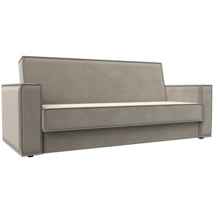 Изображение товара Диван-книжка Куба (Бежевый/Микровельвет) Лига Диванов арт.122045