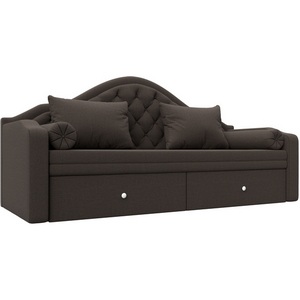 Изображение товара Диван детский прямой Сойер (Коричневый/Рогожка) Лига Диванов арт.122429