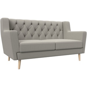 Изображение товара Диван кухонный прямой Брайтон 2 Люкс (Бежевый/Рогожка) Лига Диванов арт.122446