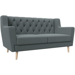 Изображение товара Диван кухонный прямой Брайтон 2 Люкс (Серый/Рогожка) Лига Диванов арт.122448