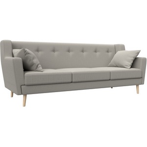 Изображение товара Диван кухонный прямой Брайтон 3 (Бежевый/Рогожка) Лига Диванов арт.122449