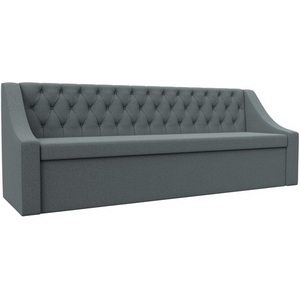 Изображение товара Диван кухонный прямой Мерлин (Серый/Рогожка) Лига Диванов арт.122469