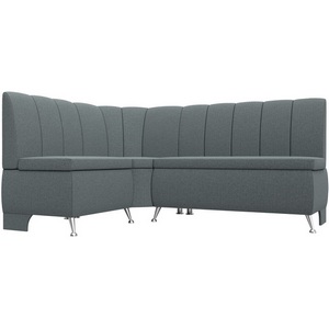 Изображение товара Диван кухонный угловой Кантри левый угол (Серый/Рогожка) Лига Диванов арт.122502L