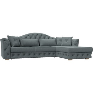 Изображение товара Диван угловой Артис правый угол (Серый/Рогожка) Лига Диванов арт.122771