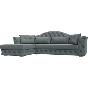 Изображение товара Диван угловой Артис левый угол (Серый/Рогожка) Лига Диванов арт.122771L