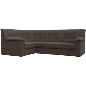 Изображение товара Диван угловой Карелия левый угол (Коричневый/Рогожка) Лига Диванов арт.122830L