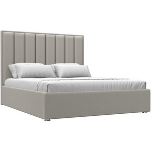 Изображение товара Кровать интерьерная Афродита 160 (Бежевый/Рогожка) Лига Диванов арт.123052