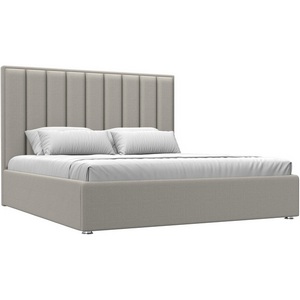 Изображение товара Кровать интерьерная Афродита 180 (Бежевый/Рогожка) Лига Диванов арт.123055