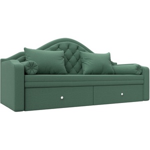 Изображение товара Диван детский прямой Сойер (Зеленый/Рогожка) Лига Диванов арт.123171