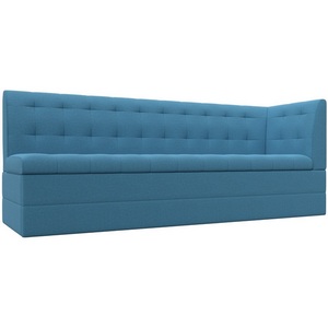 Изображение товара Диван кухонный Бриз с углом справа (Голубой/Рогожка) Лига Диванов арт.123176