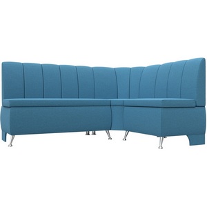 Изображение товара Диван кухонный угловой Кантри правый угол (Голубой/Рогожка) Лига Диванов арт.123220