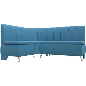 Изображение товара Диван кухонный угловой Кантри левый угол (Голубой/Рогожка) Лига Диванов арт.123220L