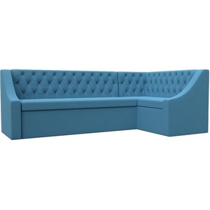 Изображение товара Диван кухонный угловой Мерлин правый угол (Голубой/Рогожка) Лига Диванов арт.123228