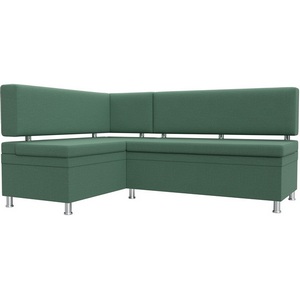 Изображение товара Диван кухонный угловой Стайл левый угол (Зеленый/Рогожка) Лига Диванов арт.123235L