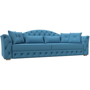 Изображение товара Диван прямой Артис (Голубой/Рогожка) Лига Диванов арт.123266