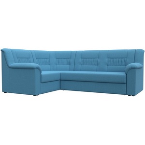 Изображение товара Диван угловой Карелия левый угол (Голубой/Рогожка) Лига Диванов арт.123442L